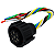 Chicote Plug 7 Lanterna Traseira Scanias Serie 4 Volvo Axor - Imagem 1