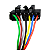 Conector Chicote Da Lanterna Traseira Uno Mille 2005 A 2013 - Imagem 5