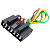Conector Chicote Da Lanterna Traseira Uno Mille 2005 A 2013 - Imagem 2