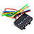 Conector Chicote Da Lanterna Traseira Uno Mille 2005 A 2013 - Imagem 3