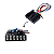 Conector Chicote Da Lanterna Traseira Fiat Palio 1996 A 2000 - Imagem 1