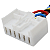 Plug Chicote Conector Botão Vidro Eletrico Fiat Uno Fiorino - Imagem 1