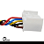 Plug Chicote Conector Botão Vidro Eletrico Fiat Uno Fiorino - Imagem 2