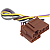 Chicote Plug Conector Botao Vidro Eletrico Gol G5 6 Vias - Imagem 1
