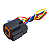 Plug Chicote Conector Do Farol Kia Bongo 2012 À 2016 04 Vias - Imagem 1