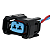 Conector Chicote Bico Injetor 2 Vias Honda Civic Fit Crv - Imagem 1