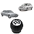 Bola Manopla Câmbio Corsa Sedan Hatch 2000 até 2012 Vectra 1997 até 2005 Tampa Prata - Imagem 1