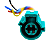 Chicote Plug Conector Da Sonda Lambda Ford Ranger 4 Vias - Imagem 1