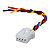 Chicote Plug Painel Comando Ar Condicionado Strada Palio Fire Novo Palio Idea - Imagem 1