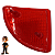 Refletor Olho Gato Parachoque Traseiro Kangoo TODOS - Imagem 4