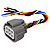 Plug Conector P/ Sensor Flauta Common Rail Hilux 3.0 Sw4 - Imagem 2