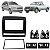 Moldura Do Painel 2 Din Multimidia Dvd Mp5 Palio Weekend Siena Strada Idea - Imagem 1