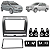 Moldura Do Painel 2 Din Multimidia Dvd Mp5 Palio Weekend Siena Strada Idea - Imagem 5