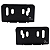 Moldura Do Painel 2 Din Multimidia Dvd Mp5 Palio Weekend Siena Strada Idea - Imagem 11