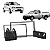 Moldura Painel 2 Din Multimidia Dvd Mp5 Corsa Hatch Sedan Meriva Vectra Montana - Imagem 1
