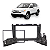 Moldura Painel 2 Din Multimidia Dvd Mp5 Honda Crv 2007 a 2011 Preta - Imagem 1