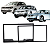 Moldura 2 Din Multimidia Dvd Mp5 Chinês Golf Fox Polo Hatch Sedan SpaceFox CrossFox - Imagem 1