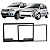 Moldura 2 Din Multimidia Dvd Mp5 Chinês Golf Fox Polo Hatch Sedan SpaceFox CrossFox - Imagem 3