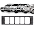 Moldura Grade Painel Gol Parati Saveiro 1995 1996 97 A 2005 - Imagem 1