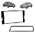 Moldura 2 Din Multimidia Mp5 Nissan Sentra Versa March - Imagem 1