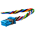 Plug Conector Chicote Atuador Retrovisor Volkswagen Golf - Imagem 3