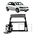 Moldura Painel 2 Din Multimidia Dvd Mp5 Gol Saveiro Voyage G6 2013 a 2016 - Imagem 1