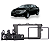 Moldura Painel 2 Din Multimidia Dvd Mp5 Corolla XEI GLS ALTIS SE-G XRS XLI - Imagem 1