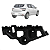 Guia Suporte Parachoque Traseiro Sandero 2015 16 17 18 19 2020 2021 2022 - Imagem 7