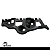 Guia Suporte Parachoque Traseiro Sandero 2015 16 17 18 19 2020 2021 2022 - Imagem 11