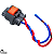 Conector Plug Resistencia Ventoinha Renault Peugeot 2 Vias - Imagem 2