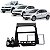 Moldura Painel 2 Din Multimidia Dvd Mp5 Gol Voyage G6 2013 a 2016 - Imagem 1