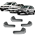 Kit Maçaneta Puxador Porta Voyage G5 G6 Gol G5 G6 G7 2009 2010 2011 2012 Até 2018 - Imagem 1