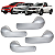 Kit Maçaneta Puxador Porta Voyage G5 G6 Gol G5 G6 G7 2009 2010 2011 2012 Até 2018 - Imagem 1