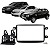 Moldura Painel 2 Din Multimidia Dvd Mp5 Duster Sandero Logan Captur Kwid Oroch - Imagem 2