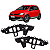 Kit Guia Para Choque Dianteiro Vw Fox 2015 2016 2017 2018 2019 2020 2022 - Imagem 1