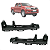 Par Guia Parachoque Dianteiro Hilux 2012 2013 2014 2015 - Imagem 1