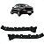 Par Guia Parachoque Traseiro Ford Ka Sedan 2015 2016 2017 2018 - Imagem 1