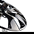 Jogo 4 Calotas Universal Black Chrome Preto com Cromado Prime Aro 13 - Imagem 4