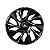 Calota Unidade Aro 14 Universal Preto Cromado Todos Carros DS4 Black Chrome - Imagem 1