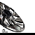 Calota Unidade Aro 14 Universal Preto Cromado Todos Carros DS4 Black Chrome - Imagem 2
