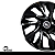 Jogo 4 Calotas Unidade Aro 14 Universal Preto Cromado Todos Carros DS4 Black Chrome - Imagem 2