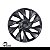 Calota Universal DS4 Black Silver Preto com Prata Aro 13 - Imagem 1