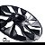 Calota Universal Preto com Prata Todos Carros no Aro 14 Esporte DS4 Black Silver - Imagem 5