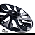 Jogo com 4 Calotas Esportivas DS4 Black Silver Preto com Prata - Imagem 8