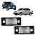 2 Lanterna Luz De Placa Polo Spacefox 2006 Até 2014 Sedan 2002 Até 2014 - Imagem 1