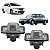 Par Lanterna Luz De Placa Honda Civic 2001 A 2012 City 2009 A 2014 Com Soquete - Imagem 1