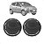 Kit Difusor De Ar Doblo 2002 Até 2018 Novo Palio 2012 Até 2018 Cinza Escuro - Imagem 1