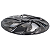 Kit 4 Calota Esportiva Aro 13 Nitro Preto Universal - Imagem 1