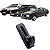 Puxador Acionador Banco Chevette Sedan Ipanema Kadett Monza Sedan Hatch Preto - Imagem 1