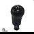 Manopla Bola Cambio Golf 1996 A 2006 Audi A3 1997 A 2000 Polo Classic 1999 a 2007 Preta - Imagem 14